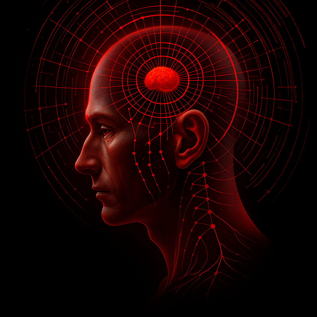Self Reignite concept – neural brain activation and mind reset visualization